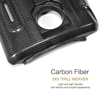 MCARCAR KIT Carbon Fiber Engine Valve Cover Hood Kit Fits for VW Golf 6 VI GTI MK6 GTI 2010-2013 Factory Outlet Car Auto Hood Bonnet Protector Cap - Image 4